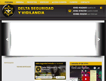 Tablet Screenshot of delta-seguridad.com.ar